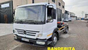 MERCEDES 12T ATEGO PORTACONTENEDORES -TORRETA ELEVABLE-